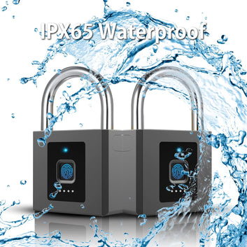 Fingerprint Padlock Dhiedas Large Outdoor Padlock with Fingerprint,